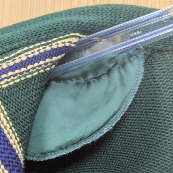 Picone Cardigan Sweater Womens Large Green Argyle Plaid‎ Grandpa Oversized Retro - Picture 8 of 8